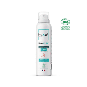 CBD Massaažiõli Bio 200 ml – Esimene Cosmébio® sertifikaadiga CBD massaažiõli, valmistatud Prantsusmaal